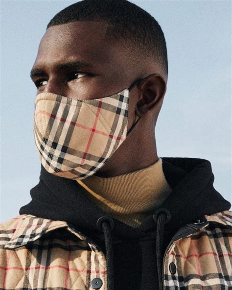 burberry mouth mask|Burberry releases face mask with signature check pattern.